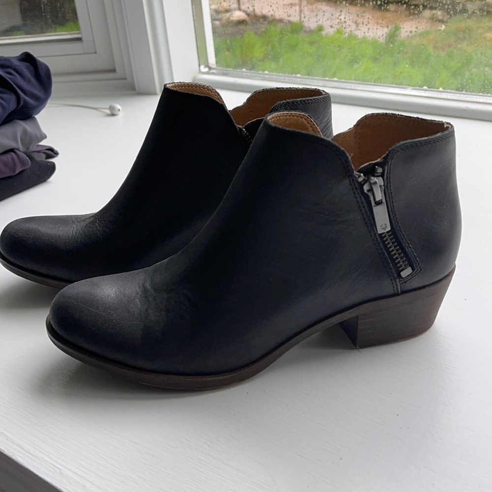 Black Lucky Brand Bootie